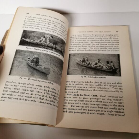 1937 American Red Cross Life Saving Water Safety Book First Aid Vintage Counsell - Picture 10 of 10